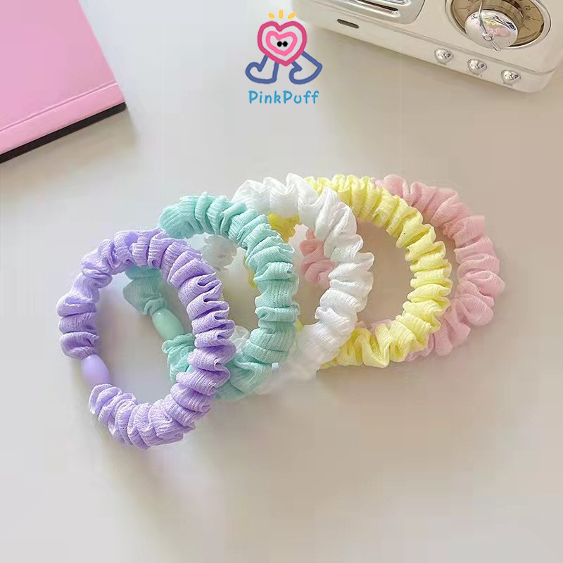 【pink】Dây buộc tóc Mori Girl dễ thương