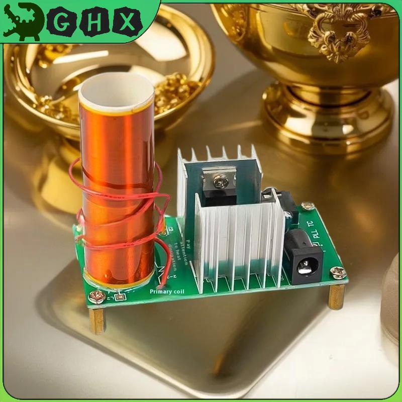 GHX 1 Bộ DC 15-24V 15W Tesla Music Coil Loa Plasma Bộ dụng cụ vui nhộn Arc Plasma Magical Đồ chơi kh