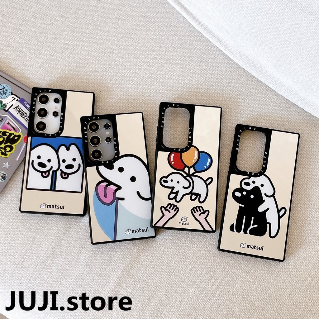 Casetifg Sạc không dây từ tính có hộp đóng gói Vỏ điện thoại gương cho Samsung Galaxy S25 Ultra S24 