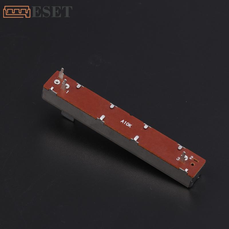 MỚI 88mm 3 chân Máy đo điện áp đơn A10K B10K Cầu trượt thẳng Máy trộn kênh đơn Fader Stroke 6MM HH