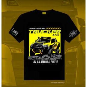 Xe tải 4x4 Extreme Offroad Áo thun / Baju Microfiber Jersi