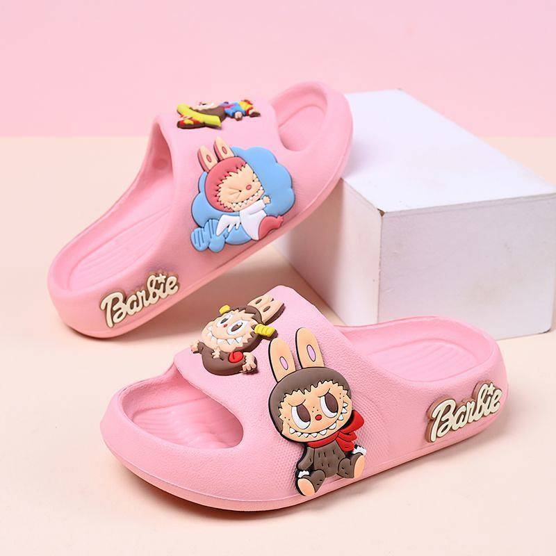 Girls' Slipper Children's Automobiles Curtain Cloth Cartoon Boy Summer Interior Home Non-Slip Soft B