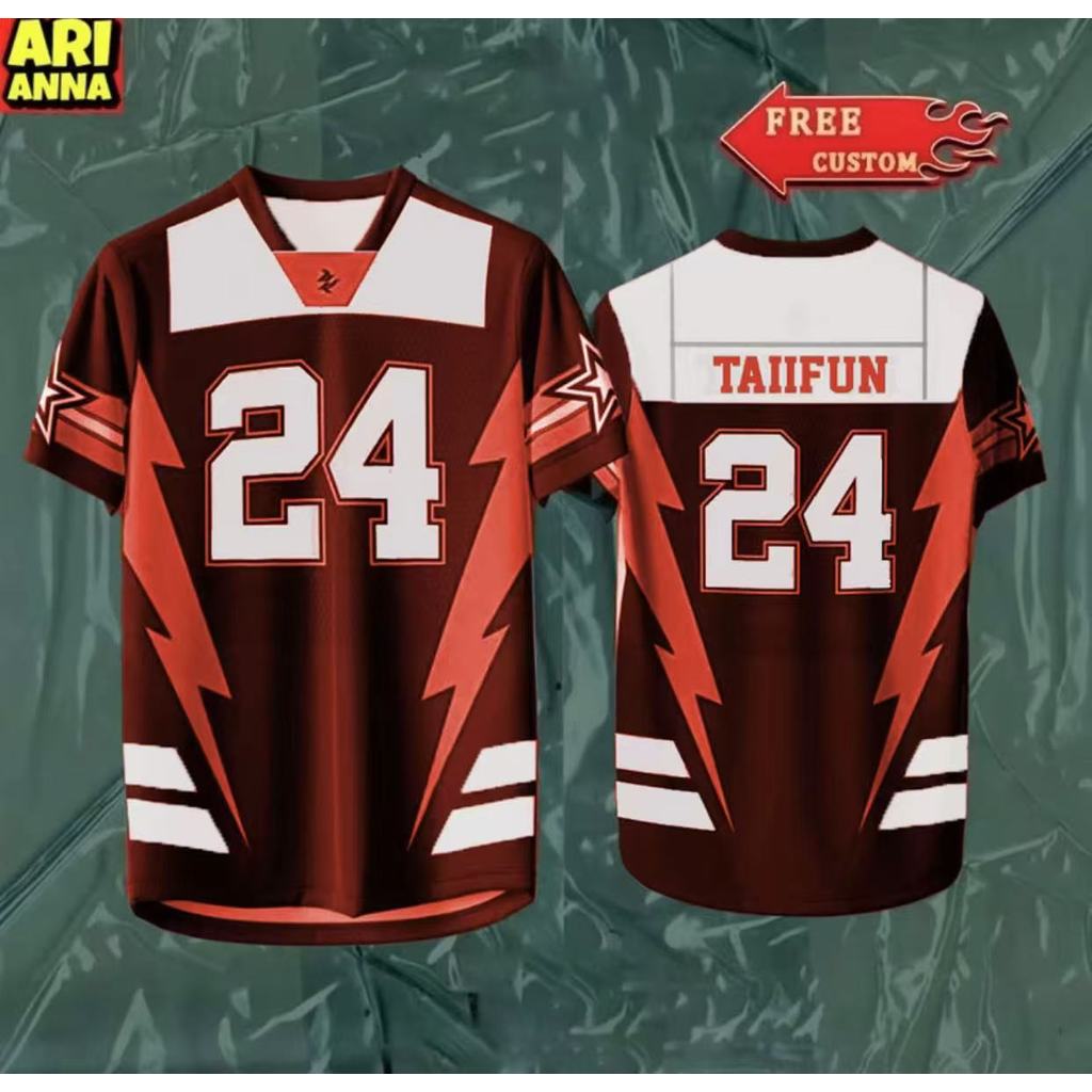 Tùy Chỉnh Miễn Phí Tên & Số 2025 Star Shop Phiên Bản NFL Versey Áo Thun Nam Tay Ngắn Cổ Retro Thăng 