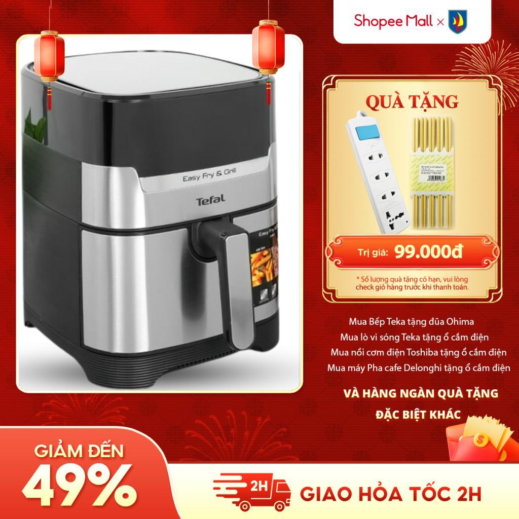 Nồi chiên không dầu Tefal EY505D15 -Dung tích 4.2 Lít - Công nghệ chiên Rapid Air - Hàng chính hãng