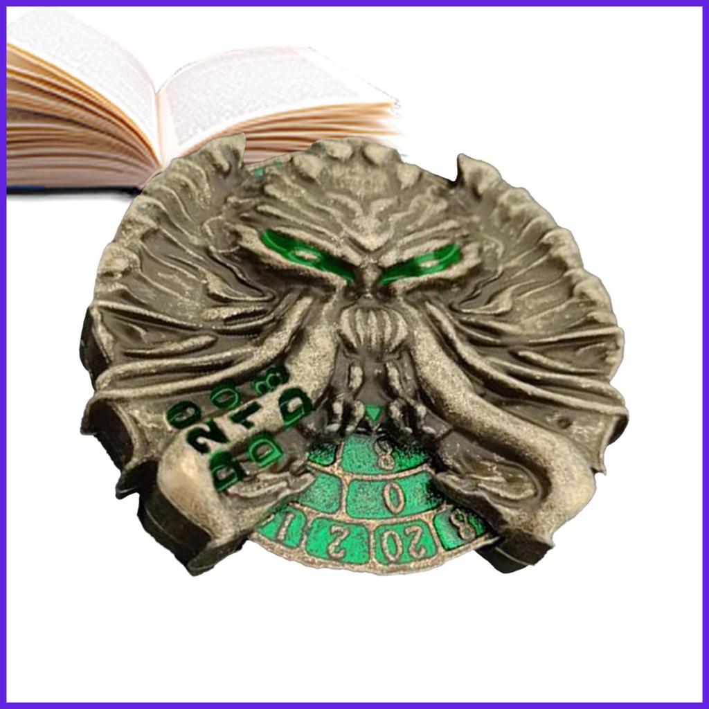 Kim Loại Roulette Xúc xắc Spinner Xúc xắc Bạch Tuộc 7 Trong 1 Roulette Xúc xắc Nhập Vai Trò Chơi Bàn