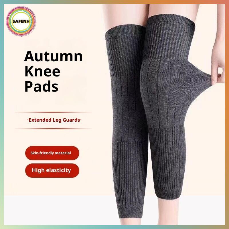 SafenH 1 Cặp Kneepad Đen/Xám - Bảo Vệ Đầu Gối Với Len Cao Cấp - KneeCap Protector VN