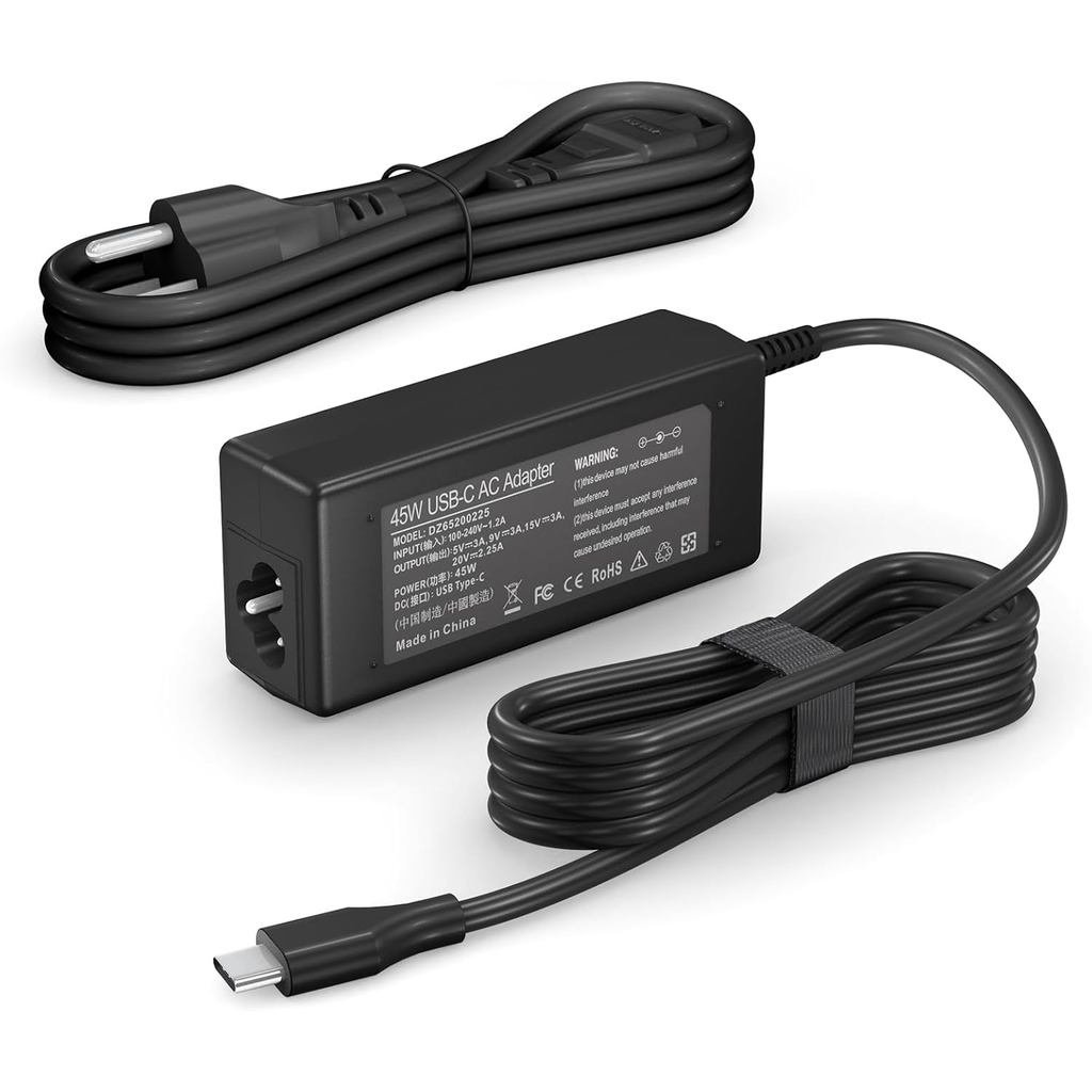 Sạc Laptop Tương Thích Với HP Chromebook / Dell Chromebook / Acer / Lenovo / Asus / Samsung 45W USB 