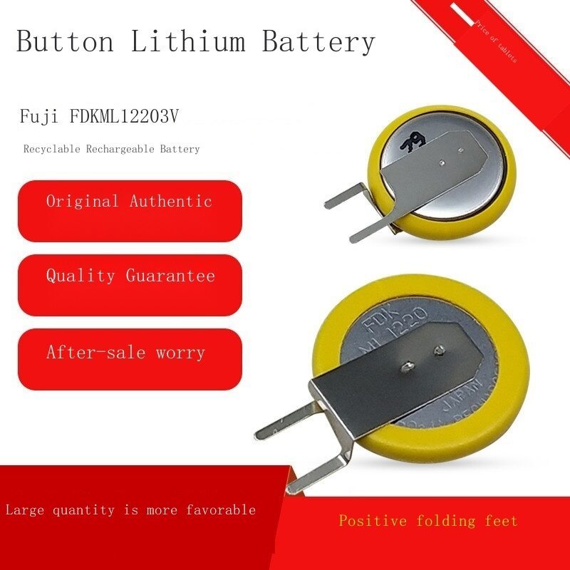 Mới nguyên bản ⊙ Pin sạc FDK Fuji ML1220 3V Nhật Bản có thể thay thế Wansheng ML1220 và CR1220 một l