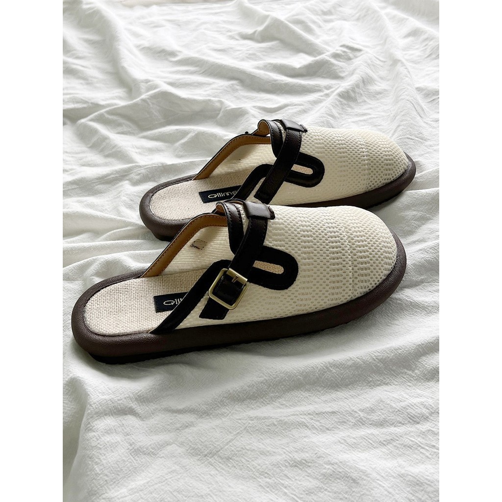Giày Nữ JA3 Dép Lót Ngón Chân Đế Mềm Lưới Birkenstock Giày Bên Ngoài Xăng đan La Mã