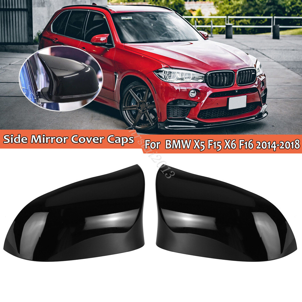 M Phong Cách Bóng Gương Đen Bao Mũ Cho 2014-2018 BMW X5 F15 X6 F16 28i 35i