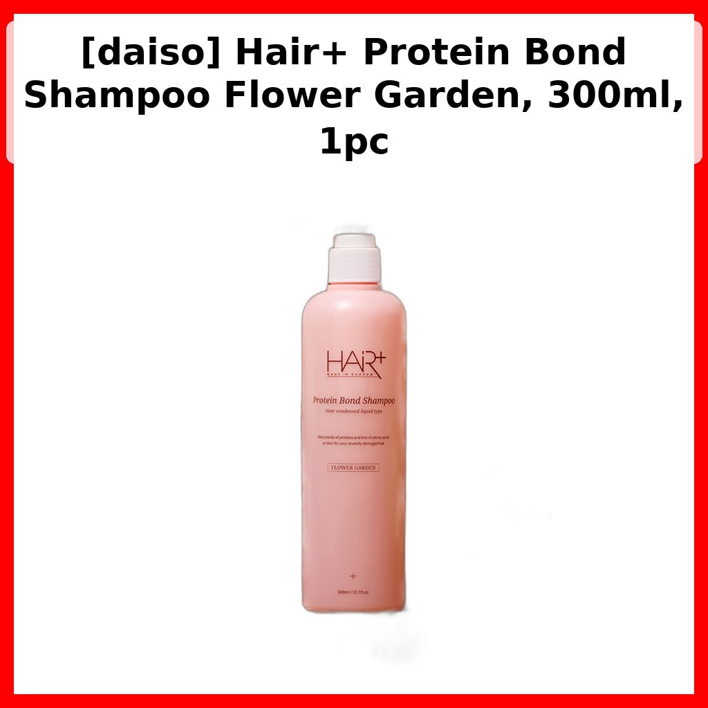 [daiso] Dầu gội Hair + Protein Bond Flower Garden, 300ml, 1 cái / Dầu gội Hàn Quốc / K-DAISO