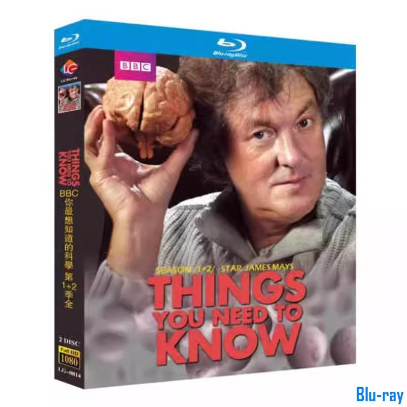 [THƯƠNG HIỆU MỚI SEALED] Phim tài liệu Anh BBC James May 's Things You Need to Know Season 1 + 2 2-D