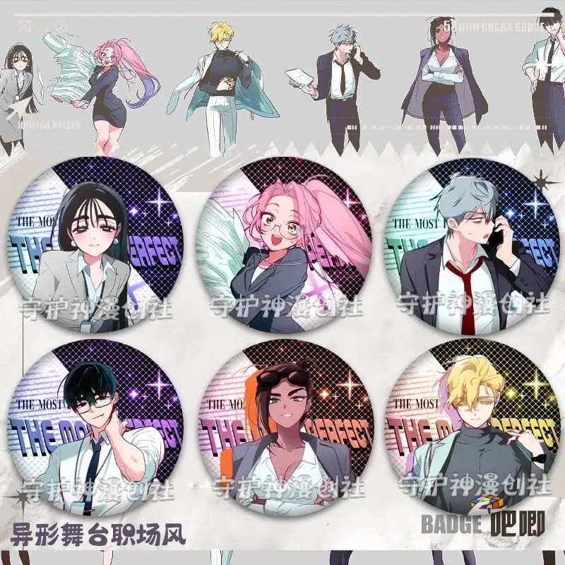 Huy hiệu Alien Stage Pin cài áo Badge Anime Ivan Till Mizi Sua Luka Hyuna mẫu Workplace Office trang