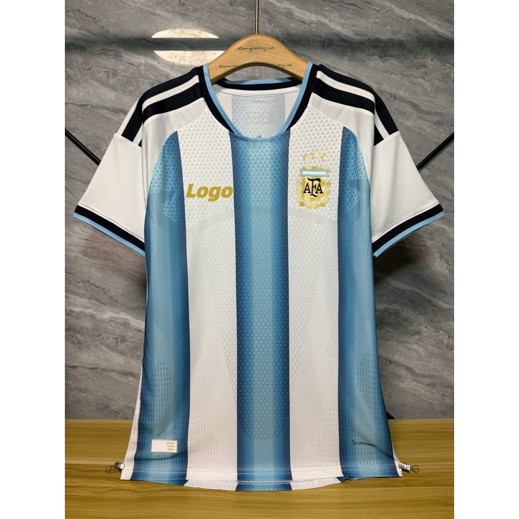 Vấn đề cầu thủ Argentina 2026 Áo thun nam tay ngắn sân nhà Argentina