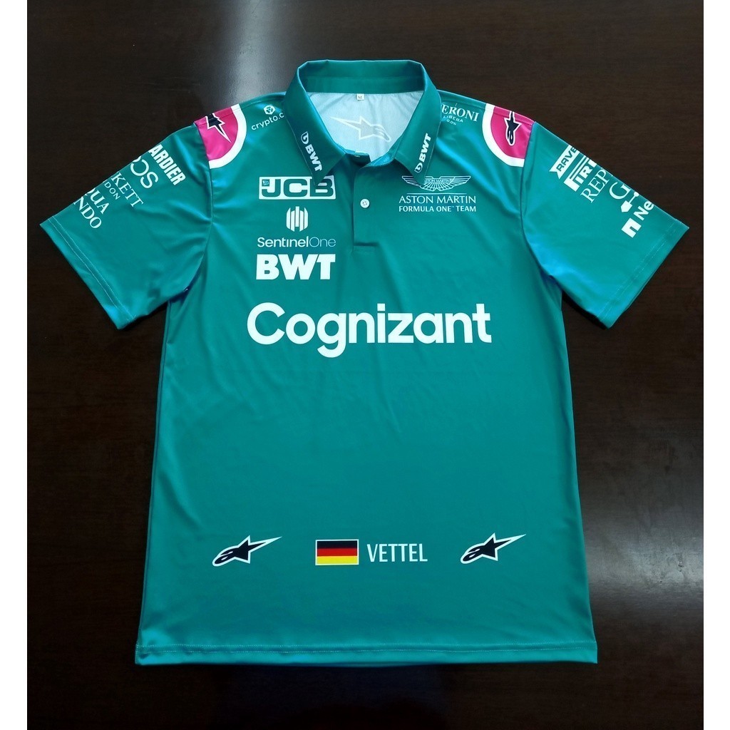 Polo 2026 F1 Aston Martin Áo Sơ Mi Formula One Team Model Sebastian Vettel (s.vettel) Size S-5xl