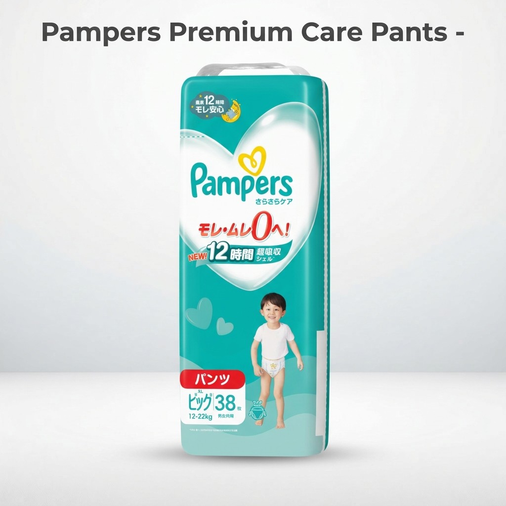 Tã quần Pampers Premium Care size M, L, XL (38-52 miếng) mềm mại, thấm hút khô thoáng - Hàng Nhật