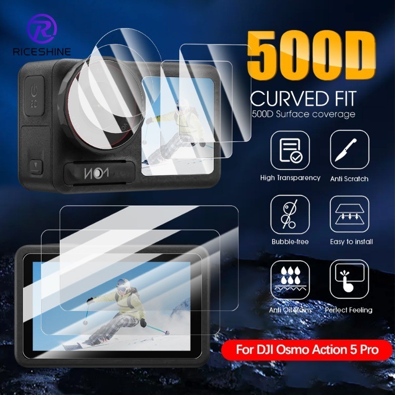 [HÀ NỘI] Combo Kính Cường Lực Độ Nét Cao cho DJI Osmo Action 5 Pro - Độ nét cao