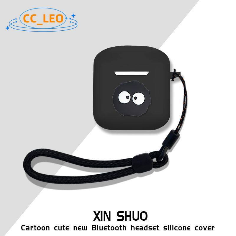 Case for Sennheiser ACCENTUM Open Cute Cartoon Panda Astronaut Silicone Soft Case Suitable for Sennh
