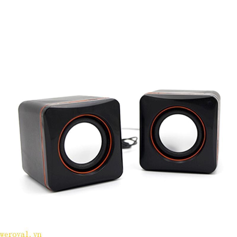 Loa âm nhạc nhỏ WER Loa ngoài cho máy tính để bàn PC Giải trí máy tính