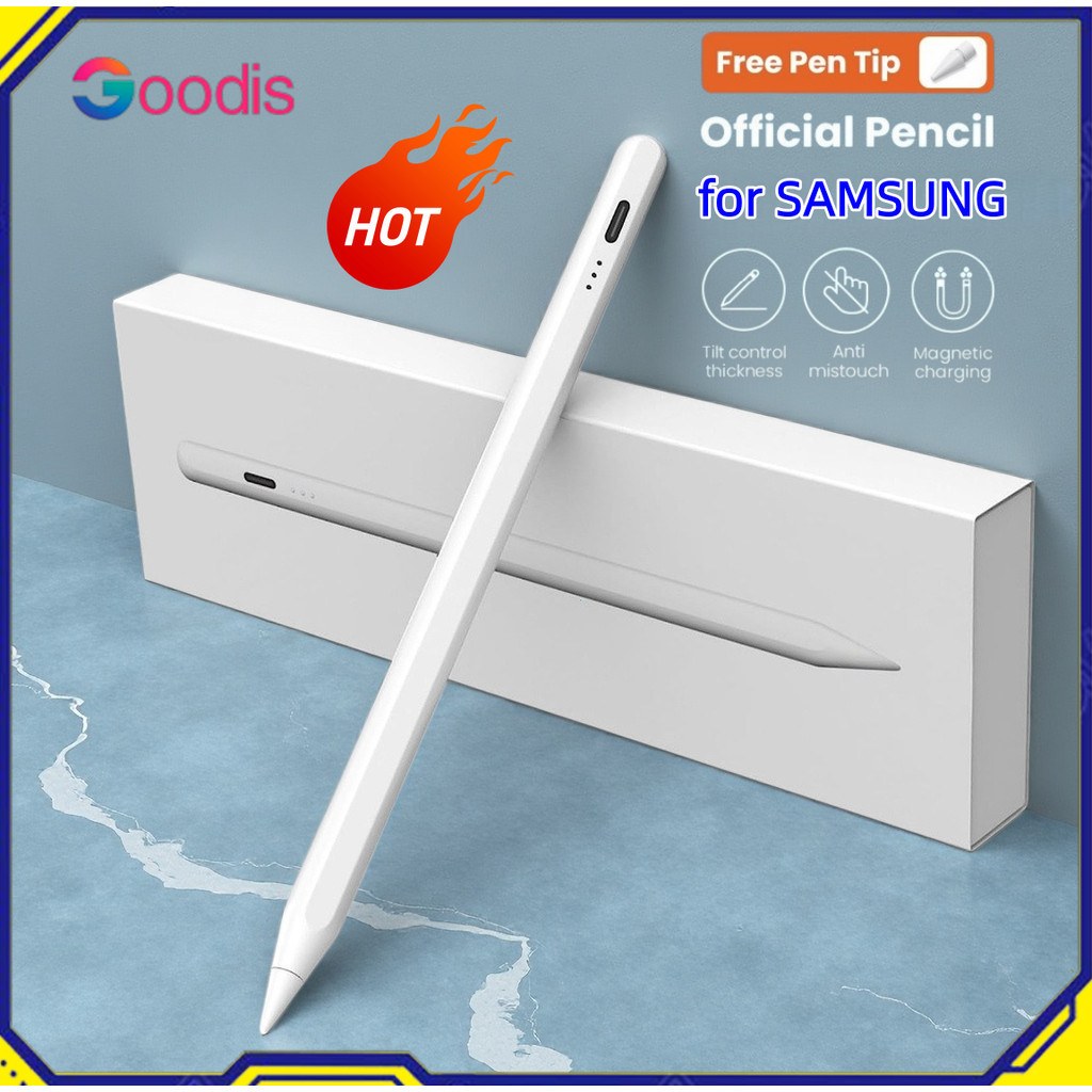 Bút Cảm Ứng Cho Samsung S10 S6 Lite S10 S10 FE S10 FE A8 10.5 A9 A9 Bút Chủ Động Sạc Lại Chính Xác C