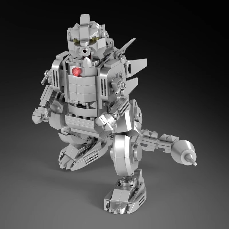 Khối xây dựng MOC tương thích với LEGO 166137 Lắp ráp đồ chơi trẻ em mô hình quái vật mecha sáng tạo