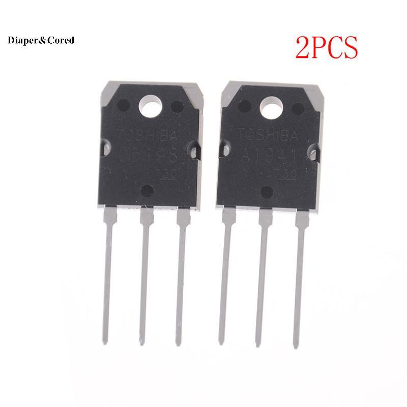 DIAPER & CORED 1 đôi (2 chiếc) 2SA1941 & 2SC5198 TOSHIBA Transistor A1941 & C5198 YTH