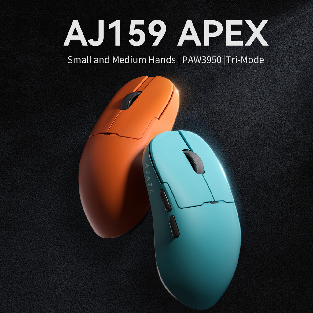 Chuột chơi game không dây AJaz AJ159 apex 3 chế độ BT / 2.4g / Có dây với đế sạc từ tính 8kHz RGB ch