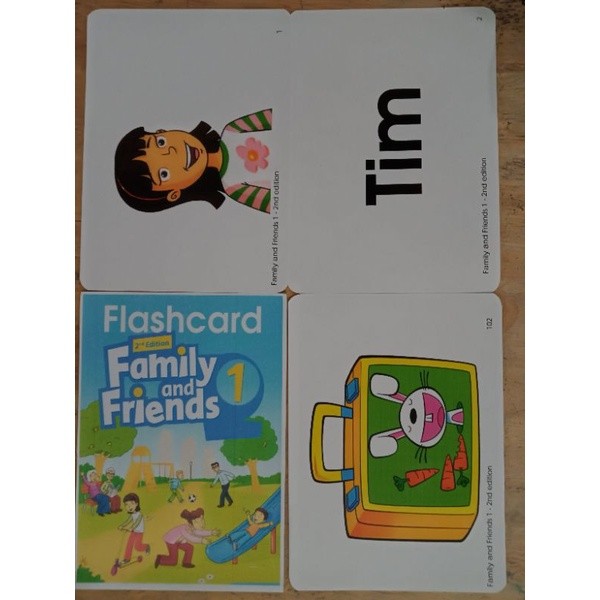 FLASHCARD FAMILY AND FRIENDS 1 - BẢN 2ND EDITION (A5-2M)