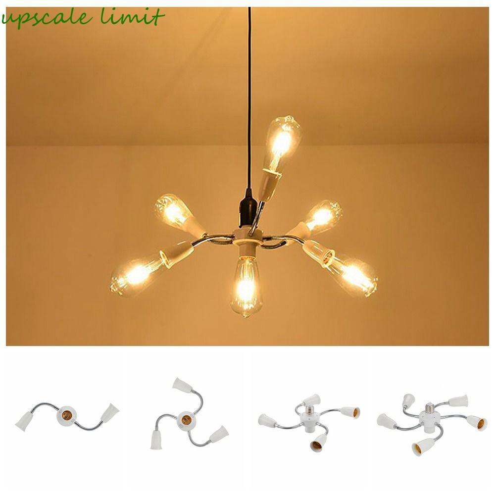 Bộ chia ổ cắm đèn UPSCALE LIMIT E27, Bộ chuyển đổi bóng đèn Bộ chuyển đổi giá đỡ đèn E27 linh hoạt, 