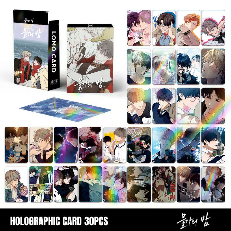 30 Chiếc Manhwa Pokemon Sanrio Nhân Vật Ba Chiều Laser Lomo Cards Kitty Pochacco Kuromi Quế Hoạt Hìn