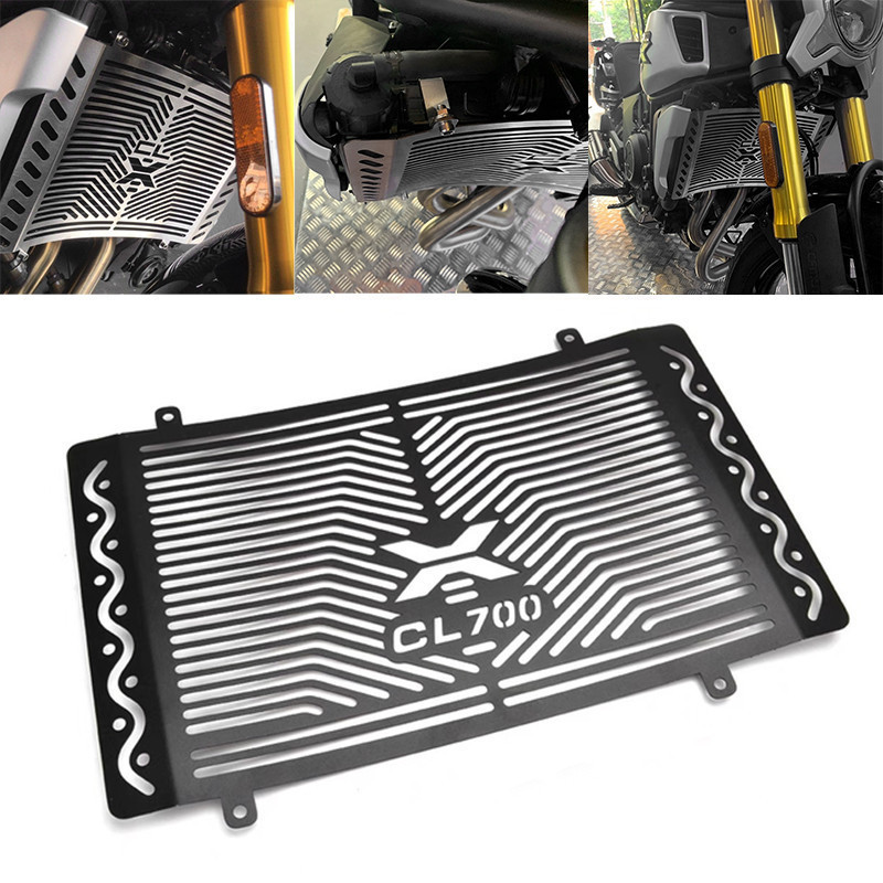 Dành Cho CFMOTO 700CL-X CLX 700 Xe Máy 700CLX Bảo Vệ Xe Tăng Thép Không Gỉ CLX700 Tản Nhiệt Lưới Tản