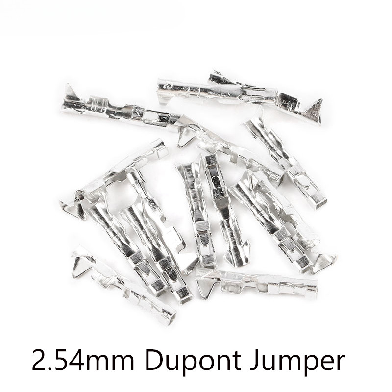 100 Chiếc 2.54 Mm Jumper Dây Cáp Nhà Ở Nữ Pin Kết Nối Thiết Bị Đầu Cuối Cho Jumper Dây Cáp