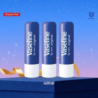  Combo 3 son dưỡng môi Vaseline Lip Care dạng thỏi 4.8g  Tuỳ chọn  