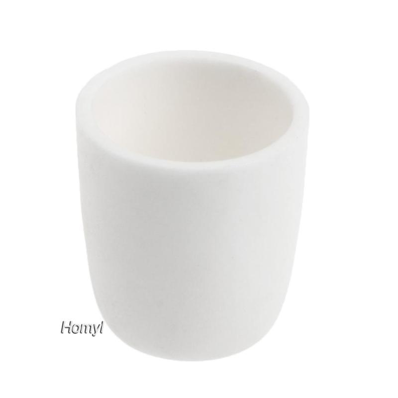 99% Al2O3 Alumina Phòng thí nghiệm hình trụ Nồi nấu chảy 200ml