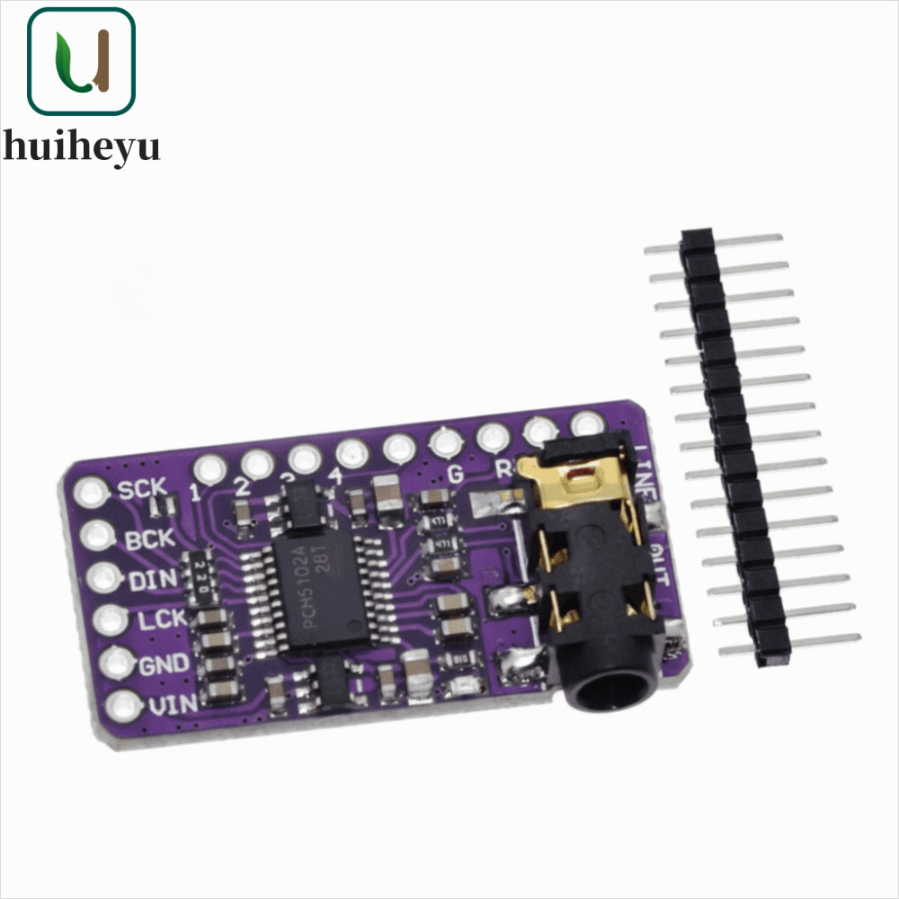 Máy nghe nhạc ZENITTHGEM PCM5102A I2S, PCM5102A DAC Âm thanh kỹ thuật số I2S Player Module, Giao diệ