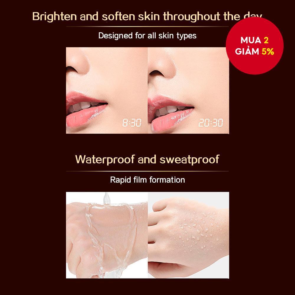 Cơ sở trang điểm METYSUR Black Ganoderma Black Diamond mới giữ ẩm, chống nước.