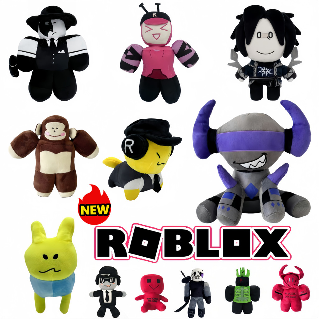 PLUS✨Đồ chơi Roblox Forsaken✨Roblox Series Nhân vật trò chơi Có nguồn gốc Búp bê sang trọng Forsaken