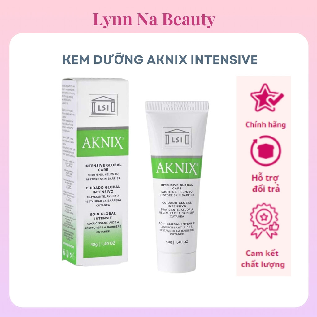 [Hàng sẵn] Kem dưỡng Cho Da Dầu Mụn Aknix Intensive Global Care - Aknix Intense Purifying Care 40g