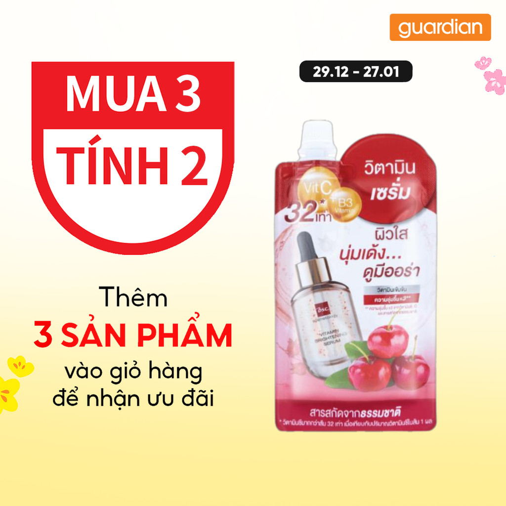 Tinh Chất Serum Sáng Da Minisize BSC Vitamin C Yuzu Collagen Brightening 50G | Guardian Việt Nam