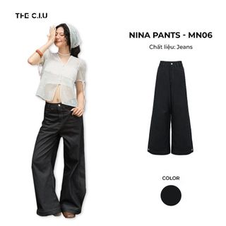   Quần jean ống rộng nút cài THE C.I.U - Nina Pants - MN06 