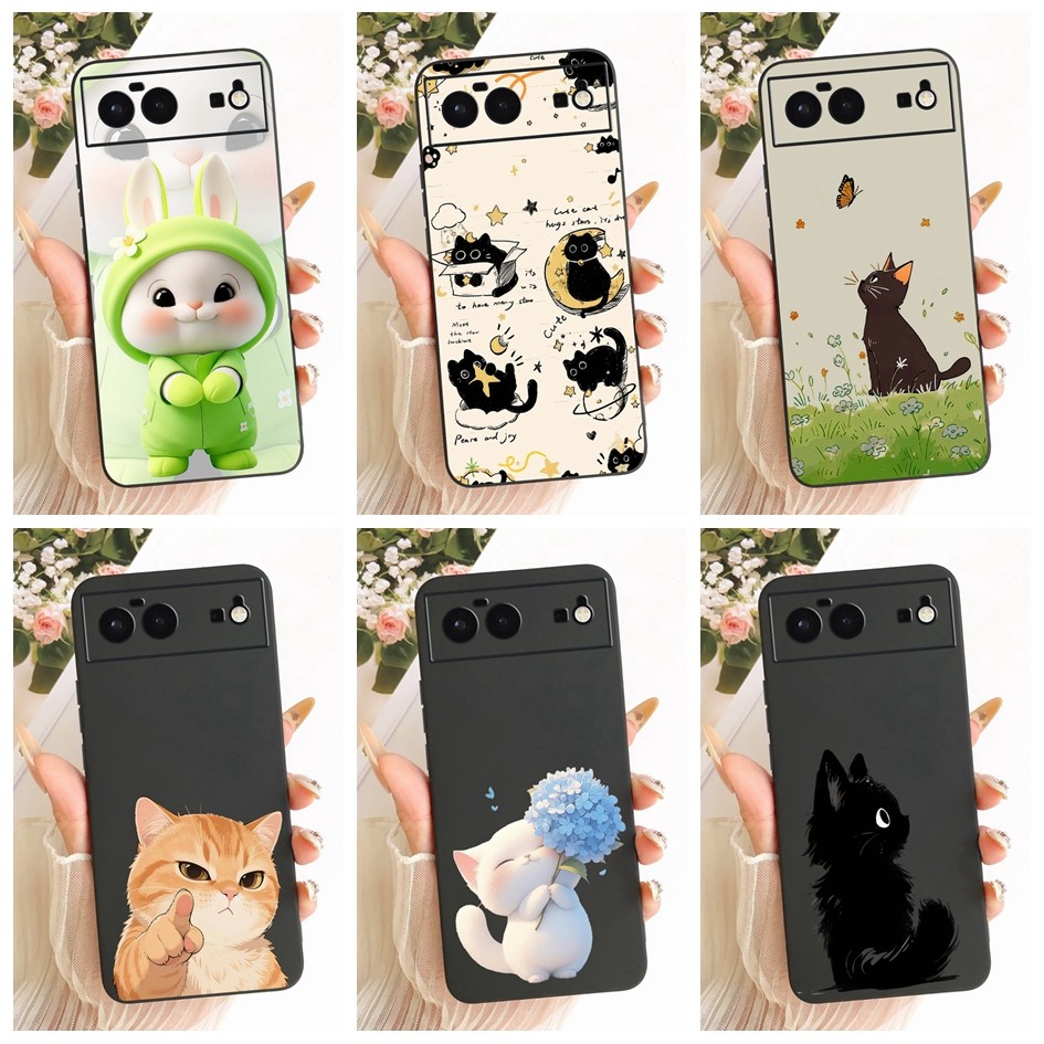 Vỏ Hoạt Hình Dễ Thương Cho Google Pixel 6 GB7N6 G9S9B16 / Pixel 6 Pro GLUOG G8VOU Vỏ Điện Thoại Sili