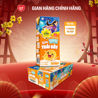  Sữa trái cây KUN vị cam thùng 48 hộp x 180ml 