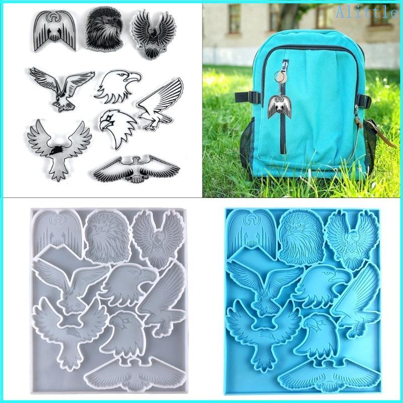 Móc khóa hình chim diều hâu Alia, chất liệu silicon, phụ kiện thời trang.