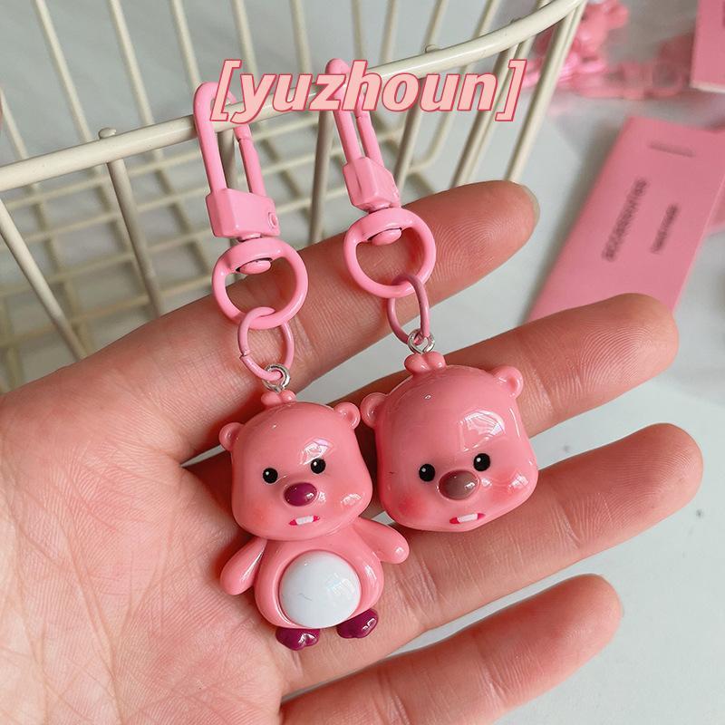 [yuzhoun] Ins Túi Mặt Dây Chuyền Hoạt Hình DIY Phụ Kiện Mới Zanmang Loopy Anime Kawaii Số Phụ Kiện M