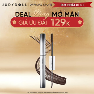   HSD 05 2026  Mascara Hai Đầu Màu #02 Nâu JUDYDOLL 2g Dài và Tơi Mi Tự Nhiên Không Lem Trôi Không Thấm Nước 