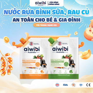  Nước Rửa Bình Sữa Rau Củ Quả Sạch Chén Bát Aiwibi An Toàn Cho Gia Đình  Túi 700ml Dạng Gel  