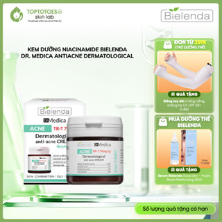   HÀNG NHẬP KHẨU  Kem dưỡng Niacinamide Bielenda Dr. Medica Antiacne Dermatological giảm mụn mờ thâm 