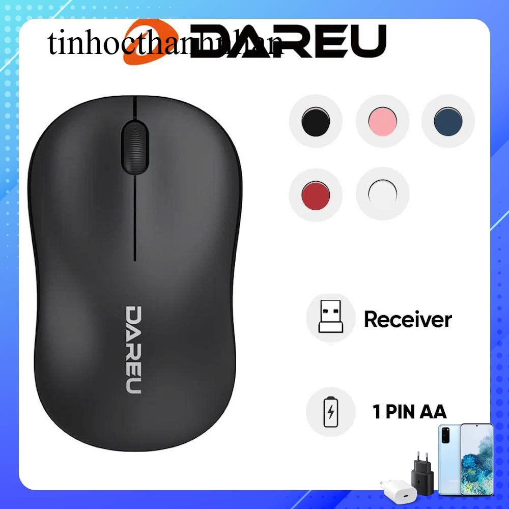 Chuột không dây Dareu LM106G màu đen