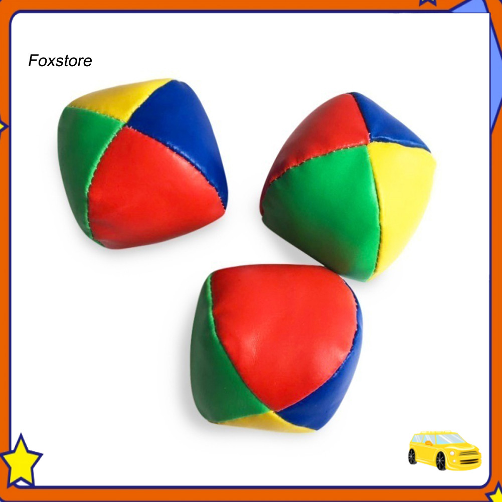 [Fx] 3 Quả Bóng Juggling Túi Cổ Điển Juggle Magic Circus Người Mới Bắt Đầu Đồ Chơi Trẻ Em