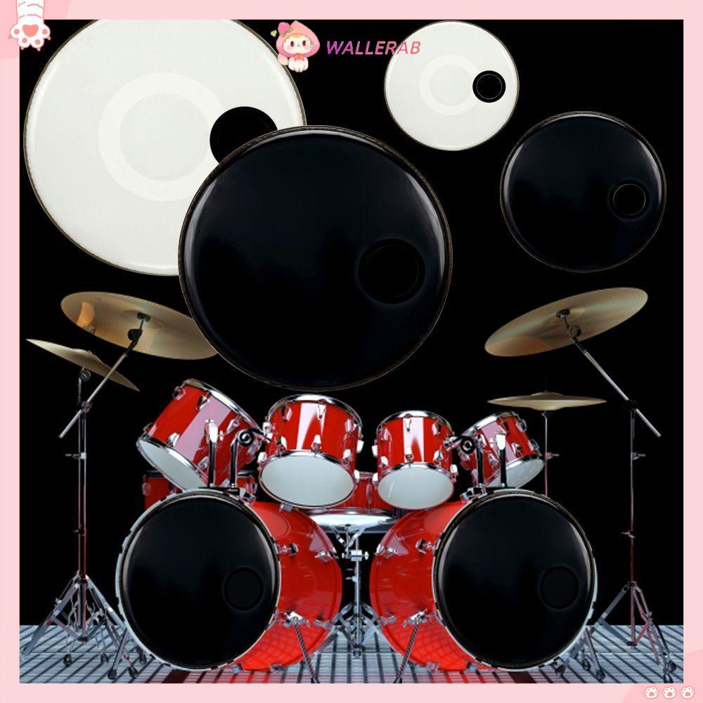 WALLERAB EQ Pedal Patch Kick Pad Protector Trắng / Đen Bass Drum Patch